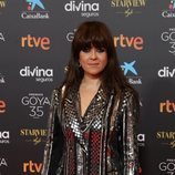 Vanesa Martín en la alfombra roja de los Premios Goya 2021