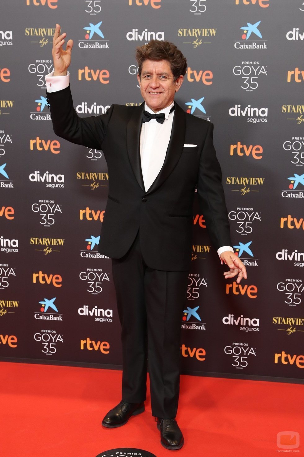 Pedro Casablanc en la alfombra roja de los Premios Goya 2021
