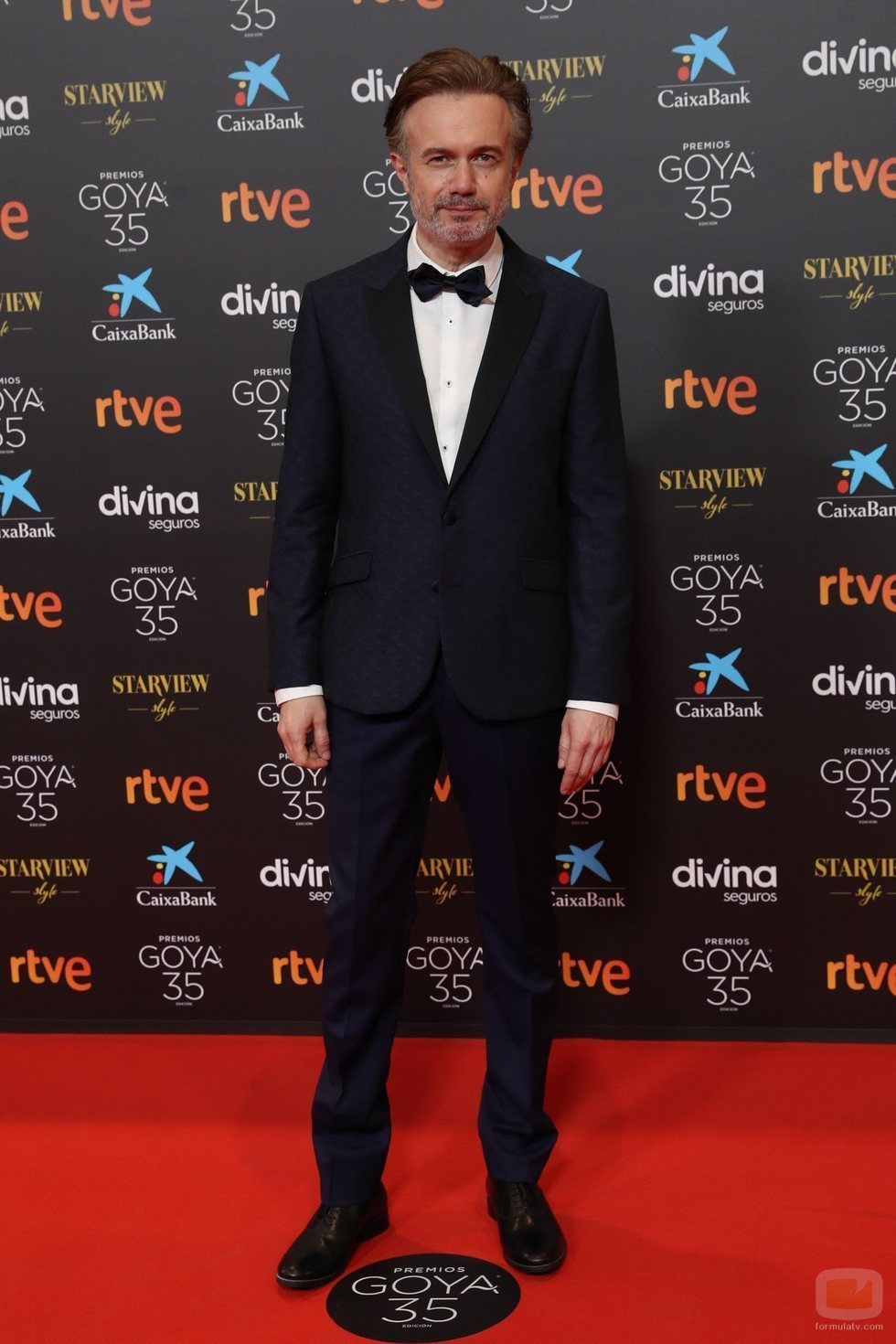 Tristán Ulloa en la alfombra roja de los Premios Goya 2021