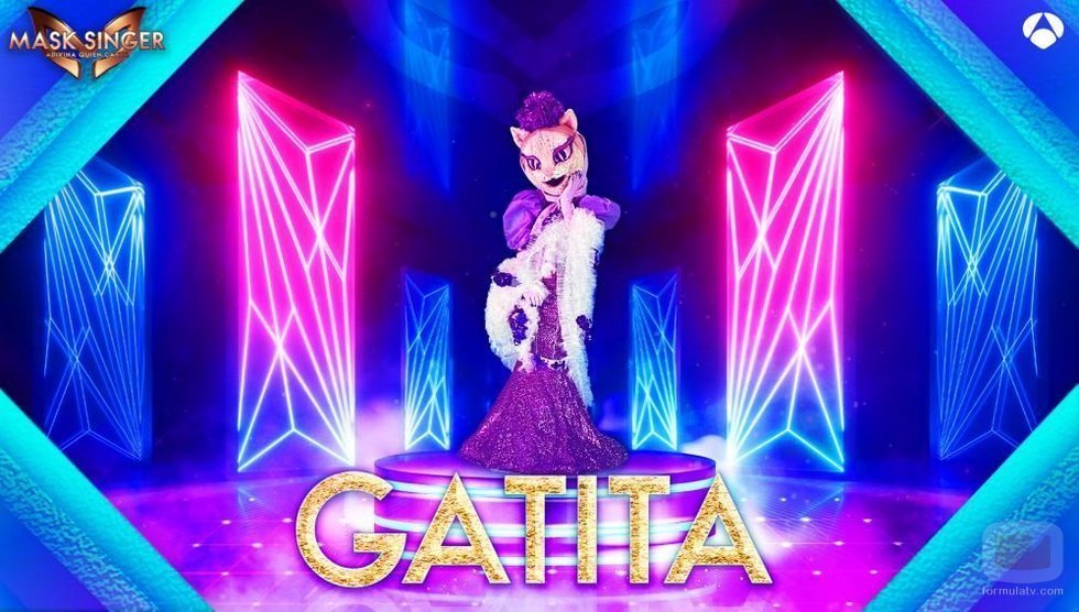 Gatita, primera máscara de la segunda edición de 'Mask Singer: Adivina quién canta'