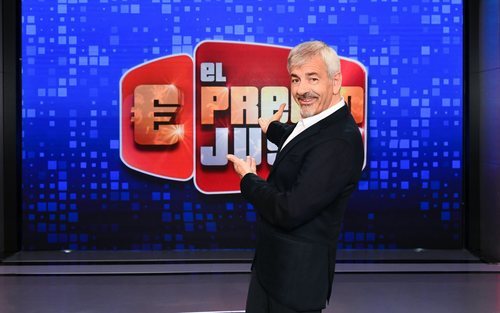 Carlos Sobera posa como presentador de 'El precio justo'