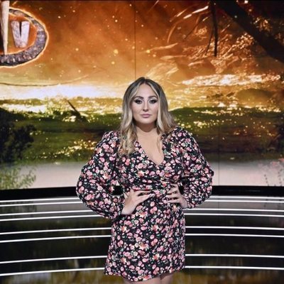 Rocío Flores en el plató de 'Supervivientes: Conexión Honduras'