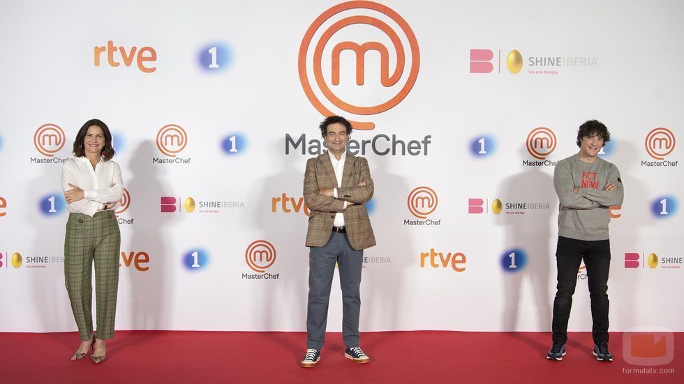 El jurado de 'MasterChef' en la presentación de la novena edición