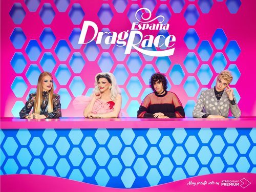 El panel de 'Drag Race España', formado por Supremme de Luxe, Ana Locking y los Javis