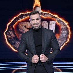 Rafa Mora en el plató de 'Supervivientes: Tierra de nadie'