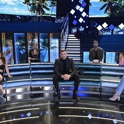 Rafa Mora, Chabelita, Samira, Ana e Iván Rubio en 'Supervivientes: Tierra de nadie'