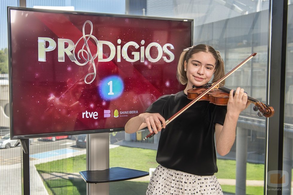 La violinista Sofía Rodríguez, ganadora de 'Prodigios 3'