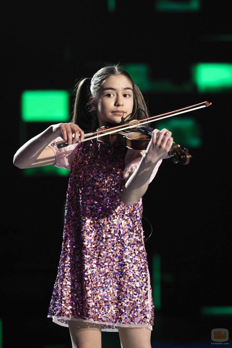 Sofía Rodríguez actuando en la final de 'Prodigios 3'