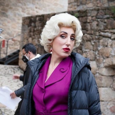 Rossy de Palma en el rodaje de 'Érase una vez...pero ya no'