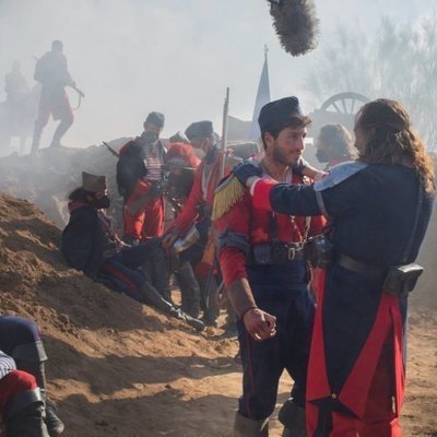 Sebatián Yatra en el rodaje de 'Érase una vez...pero ya no'