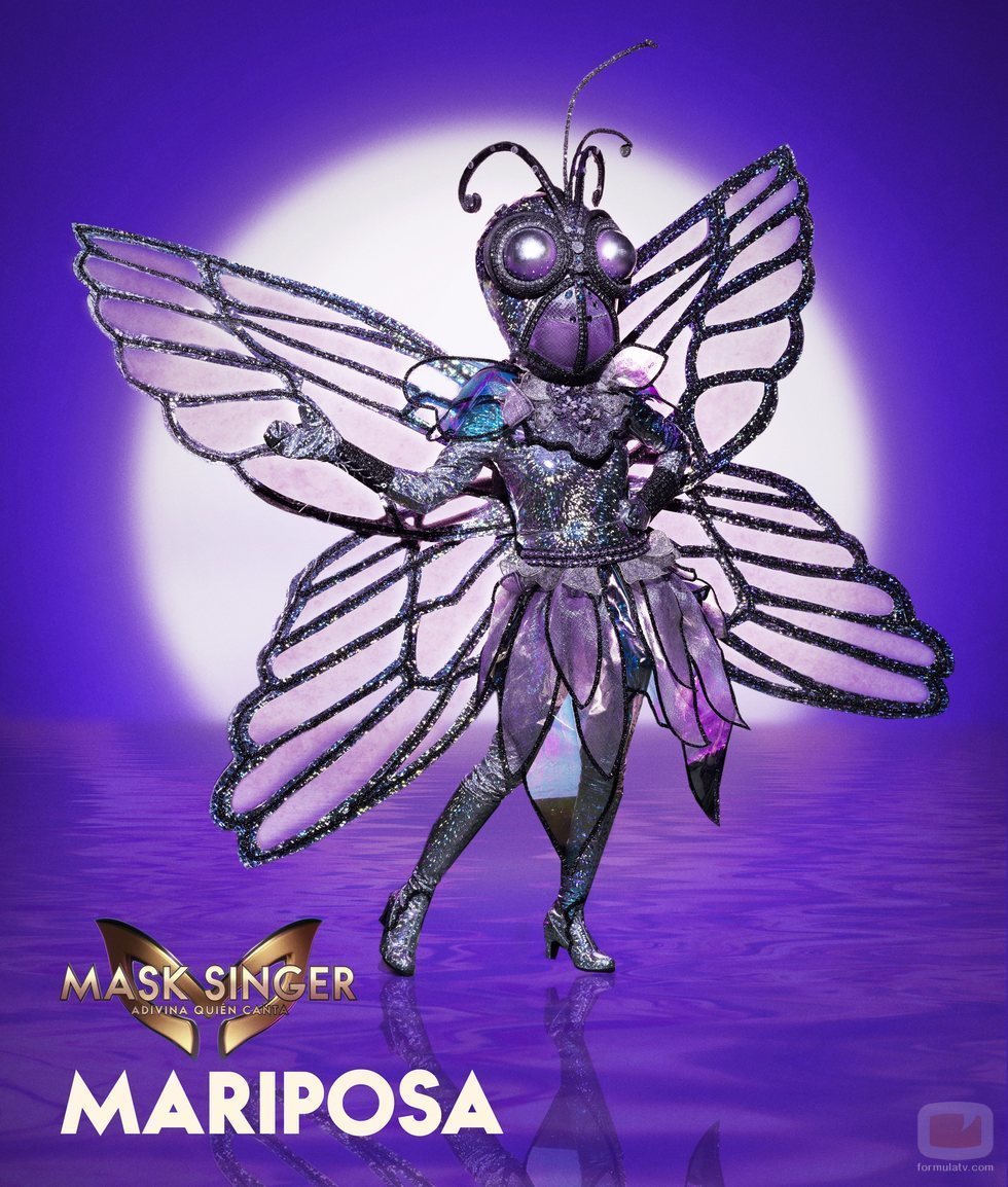 Mariposa, máscara de la segunda edición de 'Mask Singer: Adivina quién canta'