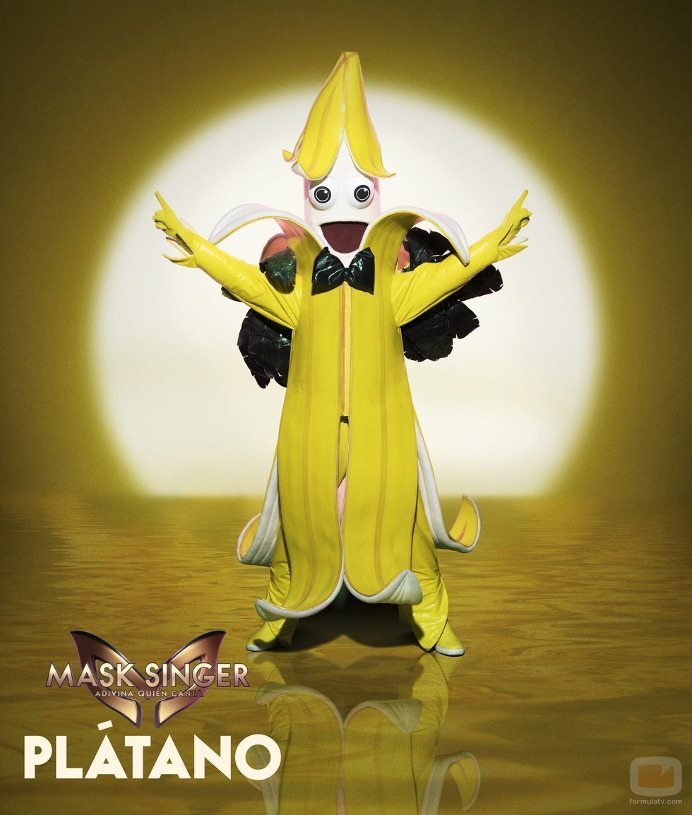 Plátano, máscara de la segunda edición de 'Mask Singer: Adivina quién canta'