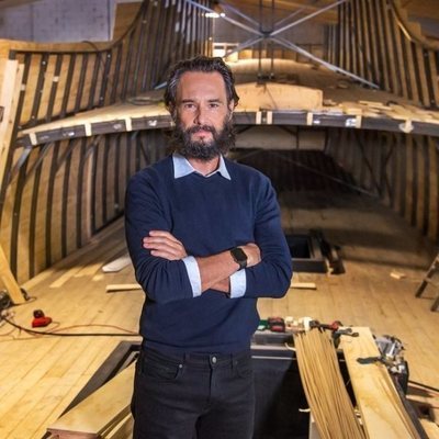 Rodrigo Santoro en el set de 'Sin límites'