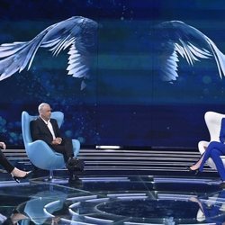 Rocío Carrasco, junto a Jorge Javier Vázquez y Carlota Corredera