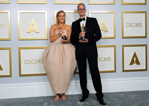Dana Murray y Pete Docter, ganadores de la Mejor Película de Animación de los Oscar 2021