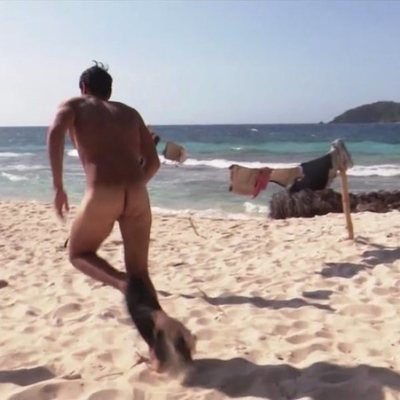 Gianmarco Onestini corre por 'Supervivientes 2021' totalmente desnudo