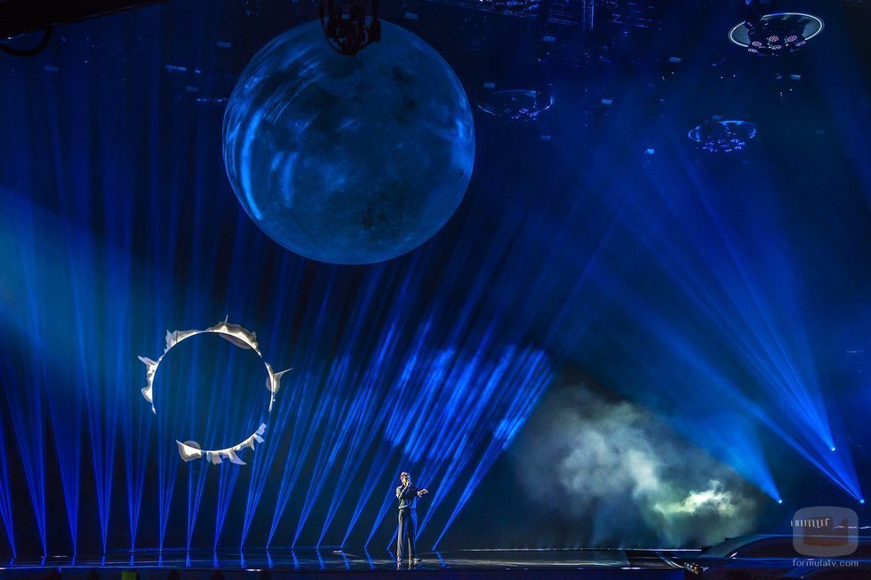 El primer ensayo de Blas Cantó en Eurovisión 2021 cantando "Voy a quedarme"