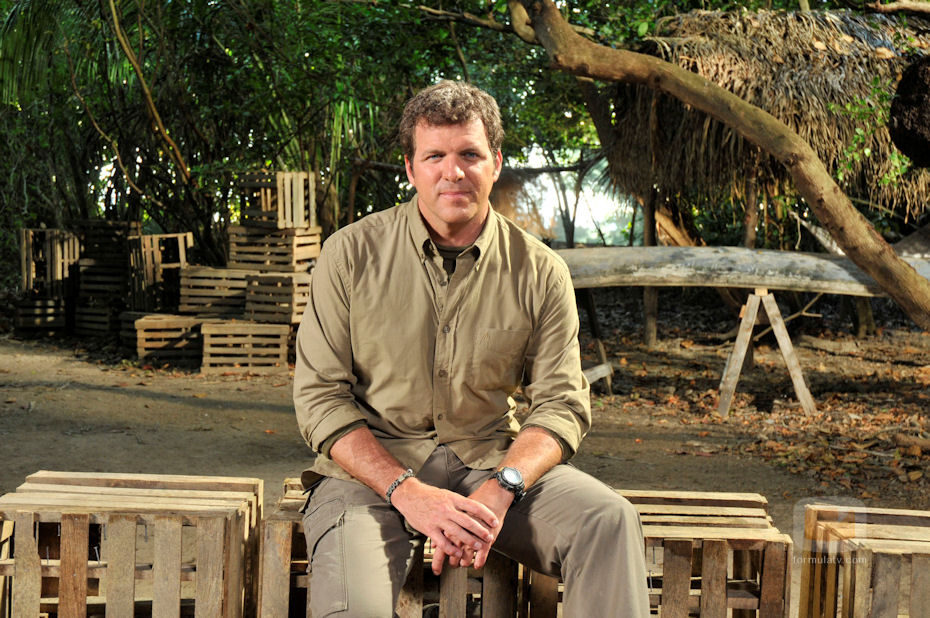 Foto promocional de Mario Picazo en la isla de 'Supervivientes'