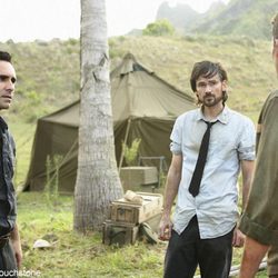 Nestor Carbonell y Jeremy Davies en 'Perdidos'