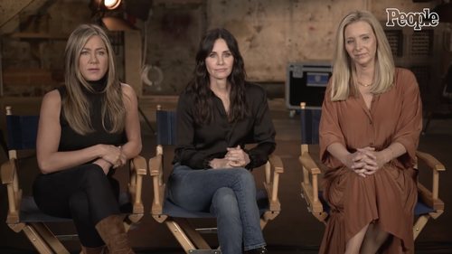 Jennifer Aniston, Courteney Cox y Lisa Kudrow, en el reencuentro de 'Friends'