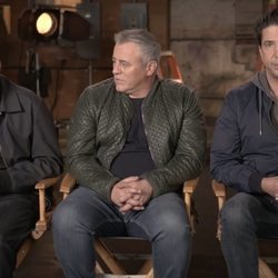 Matthew Perry, Matt LeBlanc y David Schwimmer, en el reencuentro de 'Friends'