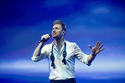 Uku Suviste, representante de Estonia, en la Semifinal 2 de Eurovisión 2021