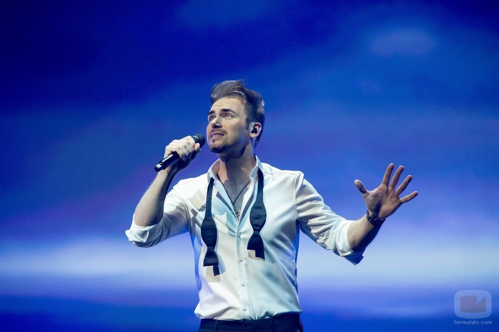 Uku Suviste, representante de Estonia, en la Semifinal 2 de Eurovisión 2021