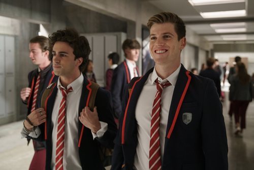 Samuel y Guzmán en la cuarta temporada de 'Élite'