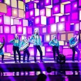 Daði og Gagnamagnið, representante de Islandia, en la Semifinal 2 de Eurovisión 2021