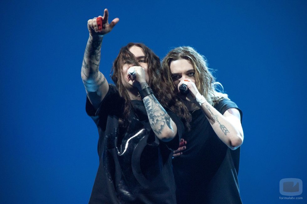 Blind Channel, representante de Finlandia, en la Semifinal 2 de Eurovisión 2021