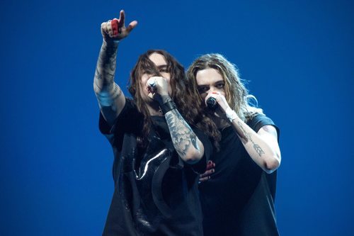 Blind Channel, representante de Finlandia, en la Semifinal 2 de Eurovisión 2021