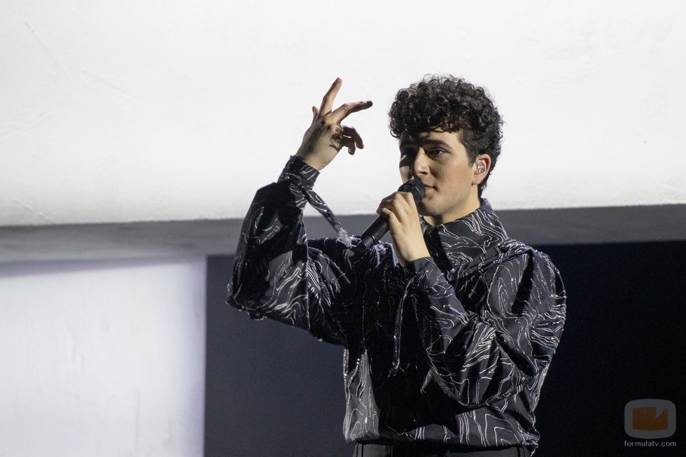 Gjon's Tears, representante de Suiza, en la Semifinal 2 de Eurovisión 2021