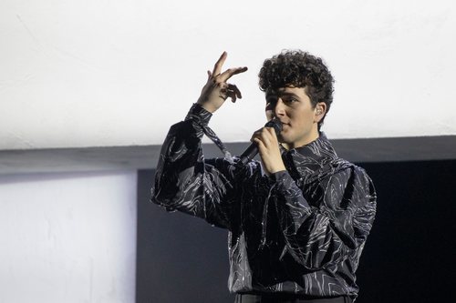 Gjon's Tears, representante de Suiza, en la Semifinal 2 de Eurovisión 2021