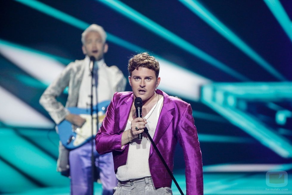 Fyr Og Flamme, representantes de Dinamarca, en la Semifinal 2 de Eurovisión 2021