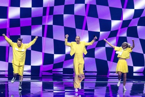 The Roop, representante de Lituania, en la final de Eurovisión 2021