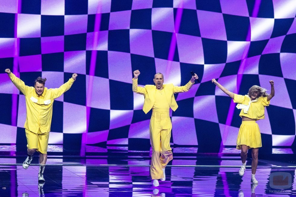 The Roop, representante de Lituania, en la final de Eurovisión 2021