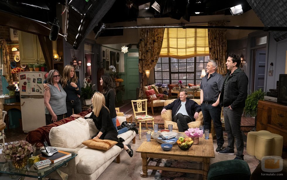 Los protagonistas de 'Friends', en el plató de 'Friends: The Reunion'