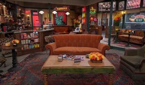 Sofá de Central Perk, la cafetería de 'Friends: The Reunion'