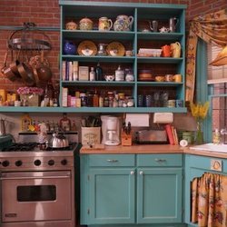 La cocina de Monica y Rachel, decorado de 'Friends: The Reunion'