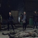Christian Serratos, Cassady McClincy, Melissa McBride y Lauren Cohan en la undécima temporada de 'The Walking Dead'