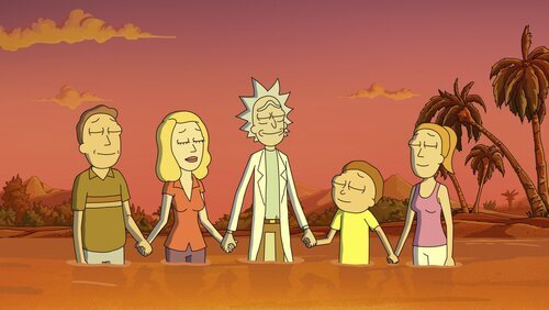 La familia se relaja en la quinta temporada de 'Rick y Morty'