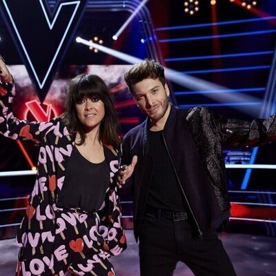 Blas Cantó con Vanesa Martín en 'La Voz Kids'