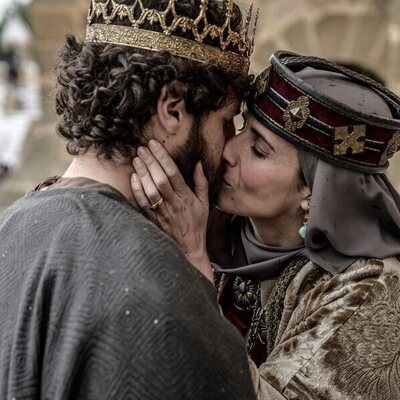 Elia Galera y Francisco Ortiz en la segunda temporada de 'El Cid'