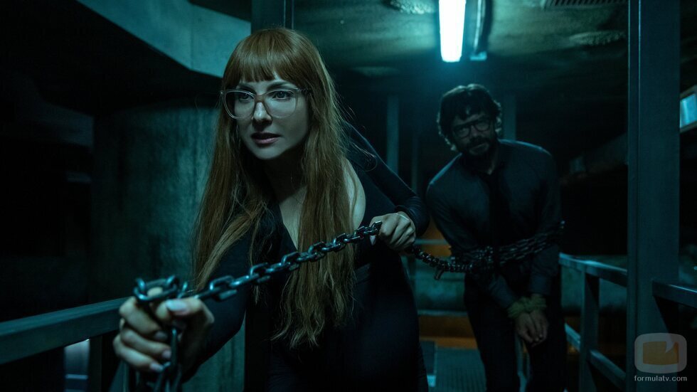 Alicia Sierra y El Profesor en la Parte 5 de 'La Casa de Papel'