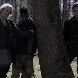 Melissa McBride, Angel Theory y Nadia Hilker en la temporada 11 de 'The Walking Dead'