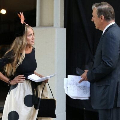Sarah Jessica Parker y Chris Noth en una secuencia de 'And Just Like That...'
