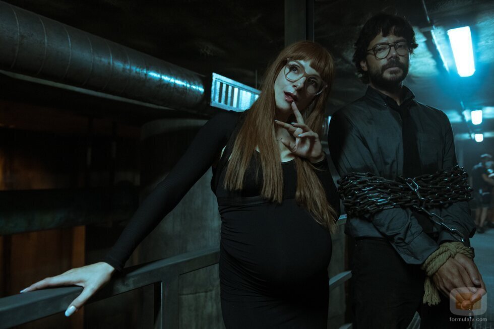 Sierra y El Profesor en la quinta parte de 'La Casa de Papel'