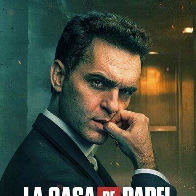 Póster de Berlín (Pedro Alonso) en la Parte 5 de 'La Casa de Papel'