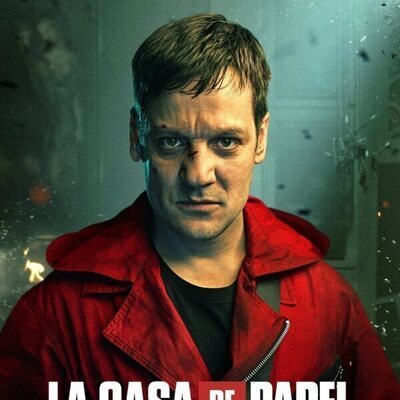 Póster de Palermo (Rodrigo de la Serna) en la Parte 5 de 'La Casa de Papel'