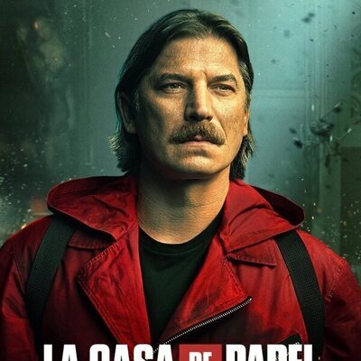 Póster de Marsella (Luka Peros) en la Parte 5 de 'La Casa de Papel'